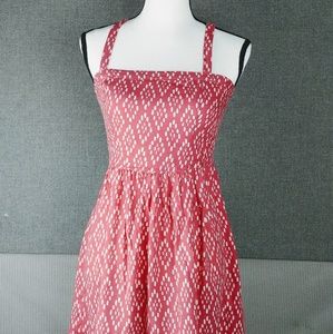 Abercrombie & Fitch Pink & White Summer Dress